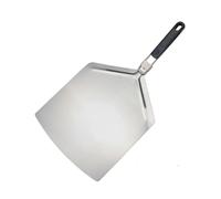 LeeQinersw Pelle à Pizza Carrée Spatule Transfert Pizza Pelle Pâtisserie Pelle Ustensile Métal Manche Caoutchouc Pliable, style to 1