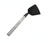 LeeQinersw Pelle de Cuisine Louche Spatule Wok Ustensile Traditionnel Forgé d'Une Seule Pièce Fer Façonné Surface à Nourrir Maniement Aisé Adaptée au Saisie Service Restaurants, L 30CM
