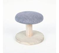 LeeQinersw Planche à Repasser Portable Mini Table de Repassage Tabouret de Repassage Coussin Contourné Bois Massif pour Détails, Banc À Repasser Rond En Bois Massif