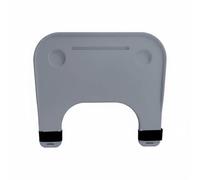 LeeQinersw Plateau Repas Fauteuil Roulant Plateau Table Tablette Planche Support Repas en Plastique avec Attaches et Crochet à Libération Rapide Bords Relevés, Rose
