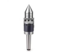 LeeQinersw Pointe de Tournage Bois Goupille Conique Lathe Centre Rotatif de Précision Pointe Conique Accessoire d'Atelier Acier Allié Robuste Extérieur Lisse, Mt3
