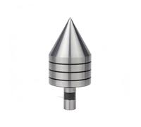LeeQinersw Pointe de Tournage Bois Goupille Conique Lathe Centre Rotatif de Précision Pointe Conique Accessoire d'Atelier Acier Allié Robuste Extérieur Lisse, Straight Shank 12MM
