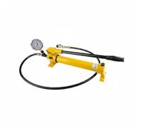 LeeQinersw Pompe Hydraulique Manuelle Pompe à Pression Pompe à Huile Vérin Hydraulique Mécanisme Anti-fuite et Soupape de Sécurité, CP-700 Pompe Manuelle Avec Manomètre