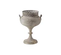 LeeQinersw Pot Fleurs Socle Surélevé Décoratif Jardinière Poignées Latérales Ornées Élégant Pot Ovale à Tion Ancienne pr Console, Balcon, A3569