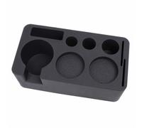 LeeQinersw Station Tasge pr Robuste | Compact, Organiteur Comptoir En Silicone, Support Filtre à Café Base, pr Cuisine, Cafétéria, Baristas, Noir