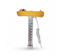 LeeQinersw Thermomètre de Piscine Flottant Thermomètre de Bain Jauge de Température Indicateur d'Eau Lecture Claire Échelle, Flotteur De Piscine Avec Tige Transparente