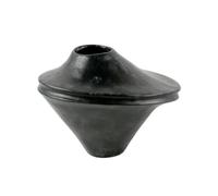 LeeQinersw Vase Décoratif Vase Sculptural Vase Conique Vase de Table en Résine Texture Vieillie Forme Évasée à Base Pointue Finition Texturée Adapté à Salon Bureau Entrée Étagères Tables Basses