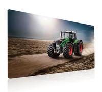 Leernen - Sous-main pour enfant - 70 x 40 cm - Motif tracteur - Sous-main éducatif imperméable et lavable - En cuir similaire au silicone (thème tracteur) (I)