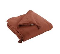 L'effet papillon Édredon 150 x 150 cm - Double Gaze de Coton - Terracotta