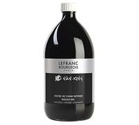 Encre de chine - Lefranc Bourgeois - Nan King - 1L - Flacon en verre - Noir indélébile