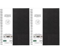 Lefranc Bourgeois 301349 Carnet de Croquis Studio, 80 Feuilles - A4, 110 g/m², Reliure Spirale, Papier à Croquis à Surface Fine pour Dessin au Crayon, Craie, Fusain et Autres Techniques Sèches