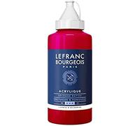 Lefranc & Bourgeois – Peinture acrylique fine transparente Série 2 328 Carmin d'Alizarine 750 ml