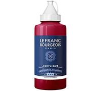 Lefranc & Bourgeois – Peinture acrylique Série 1 366 Rouge carmin fine semi-opaque 750 ml