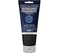 Lefranc & Bourgeois – Peinture acrylique fine – Noir d'Ivoire – Tube 80 ml