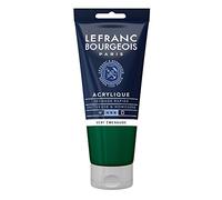 Lefranc & Bourgeois Peinture acrylique Vert Émeraude 529 Transparent Satin Fine Tube 80 ml