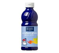 Lefranc & Bourgeois - Peinture acrylique Glossy fluide indélébile 500 ml Bleu Outremer