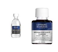 Lefranc Bourgeois Additif Essence Térébenthine Flacon 250ml Additif Médium Pour Glacis Flamand Flacon 75ml