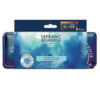 Lefranc & Bourgeois – Aquarelle Fine – Boîte métal 40 demi-godets, 41 pièces