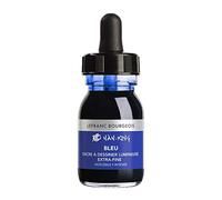 Lefranc Bourgeois Encre De Couleur Indélébile Nan-King Flacon 30 ml Bleu