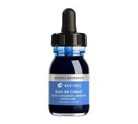 Lefranc Bourgeois Encre de Couleur Indélébile Nan-King Flacon 30 ml Bleu Cobalt