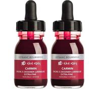 Lefranc Bourgeois Encre De Couleur Indélébile Nan-King Flacon 30ml Carmin (Lot de 2)