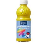Lefranc Bourgeois Enfants Redimix - Peinture - gouache - jaune primaire - 500 ml Jaune G