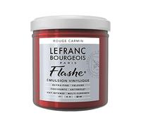 Lefranc Bourgeois Flashe Acrylique Pot 125ml Rouge Carmin