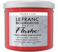 Lefranc Bourgeois Flashe Acrylique Pot 125ml Rouge Fluo