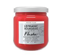 Lefranc Bourgeois Flashe Acrylique Pot 400ml Rouge Fluo