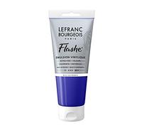 Lefranc Bourgeois Flashe Acrylique Tube 80ml Bleu Outremer