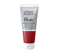 Lefranc Bourgeois Flashe Acrylique Tube 80ml Rouge Carmin