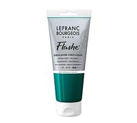 Lefranc Bourgeois Flashe Acrylique Tube 80ml Vert Phtalocyanine