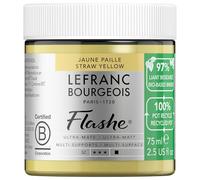Lefranc Bourgeois Flashe Bio Based Peinture acrylique Pot de 75ml Jaune Paille Série 2