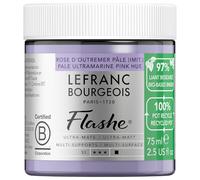 Lefranc Bourgeois Flashe Bio Based Peinture acrylique Pot de 75ml Rose D'Outremer Pâle (Imitation) Série 2