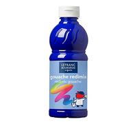 Lefranc Bourgeois - Gouache liquide Redimix pour enfants - Bouteille 500ml - Outremer