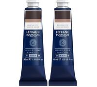 Lefranc Bourgeois Huile Fine Tube 40ml Brun Van Dyck (Lot de 2)