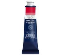 Lefranc Bourgeois - Peinture - peinture à l'huile - teinte foncée rouge de cadmium - opaque - fine - 40 ml Rouge G