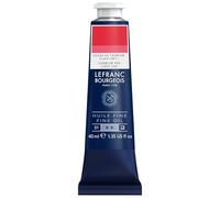 Lefranc Bourgeois - Peinture - peinture à l'huile - teinte rouge clair de cadmium - opaque - fine - 40 ml Rouge G