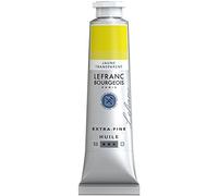 Peinture à l'huile - Extra-fine - Jaune transparent - 775 - Lefranc Bourgeois - 40ml Jaune