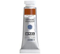 Lefranc & Bourgeois Gouache Linel Extra-fine Terre de Sienne brûlée Tube 14 ml Série 2