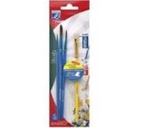 Pinceau - Lefranc & Bourgeois - Rond et Plat - Tailles 4, 8, 10, 16 - Pack de 4