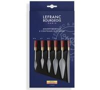 Lefranc Bourgeois - Lot de couteaux à palette - 6 parties - taille : 1, 4, 5, 10, 16, 21 G