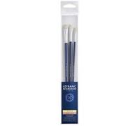 Lot De 3 Pinceaux Synthétiques Pour Peinture Acrylique - Lefranc Bourgeois