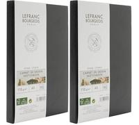 Lefranc Bourgeois Papier Dessin 150gr 50 feuilles A5 (Lot de 2)