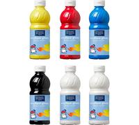 LEFRANC & BOURGEOIS Peinture acrylique brillante, 500 ml, colorée