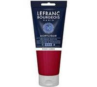 Lefranc & Bourgeois Peinture acrylique fine – semi-opaque – rouge carmin – 200 ml