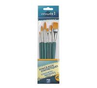 Lefranc & Bourgeois Peinture Value Pack Multi 6 Pinceaux Couleurs Assorties
