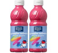 Lefranc Bourgeois Redimix Gouache Liquide 500ml Rose Tyrien (Lot de 2)