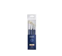 Lefranc Bourgeois Lot De 6 Pinceaux - Ronds / Plats / Uses Bombes - Manche Court