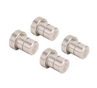 Leftwei Butée de Table en Acier Inoxydable pour Chiens de Banc de 20mm, Outil de Serrage Durable et Léger pour les Projets de Menuiserie, 4 Pièces